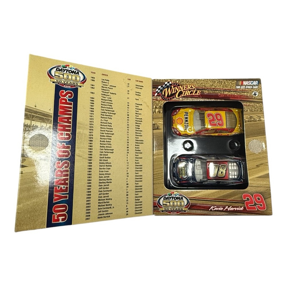 Winner’s Circle Daytona 500 Limited Edition 2 car set for Kevin Harvick 2008